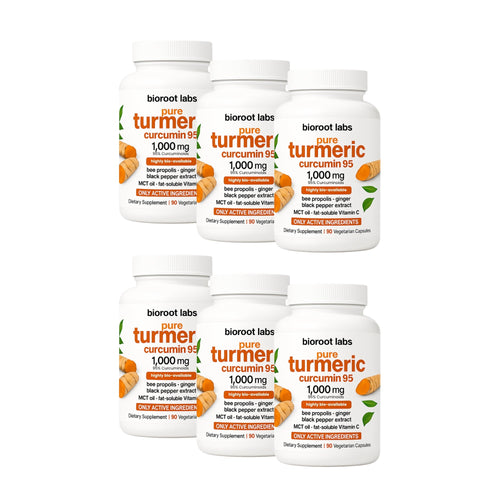 Turmeric Curcumin Capsules 6 months supply (6 Bottles)
