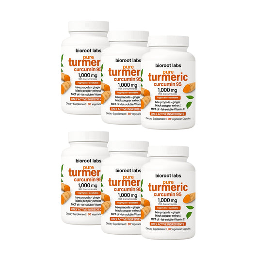 Turmeric Curcumin Capsules 6 months supply (6 Bottles)