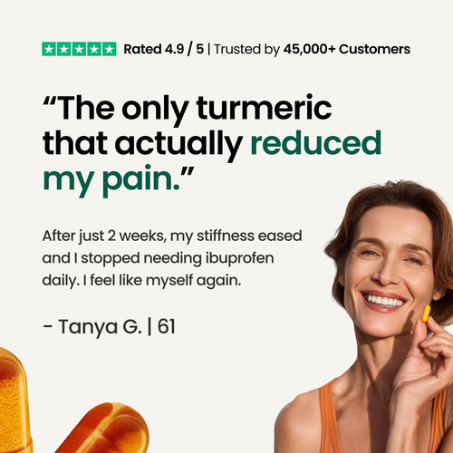 Turmeric Curcumin Capsules (1,000mg) For Joint Pain Support