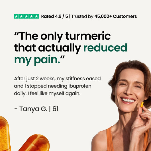 Turmeric Curcumin Capsules (1,000mg) For Joint Pain Support